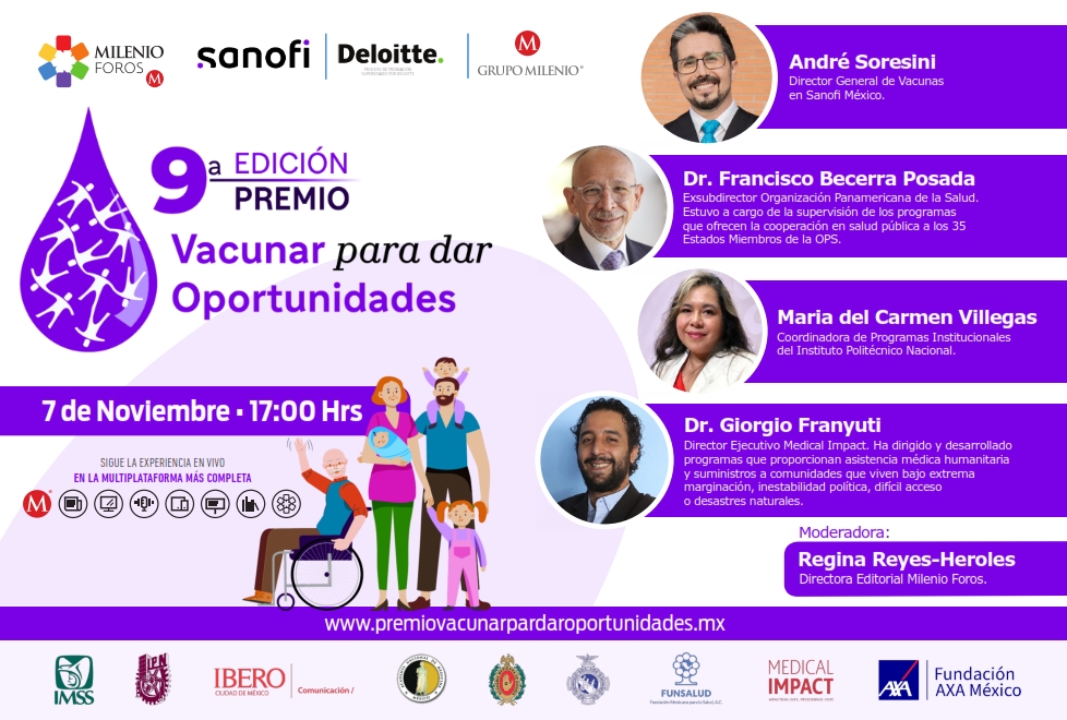 Perfiles de panelistas del foro "Vacunar para dar oportunidades"