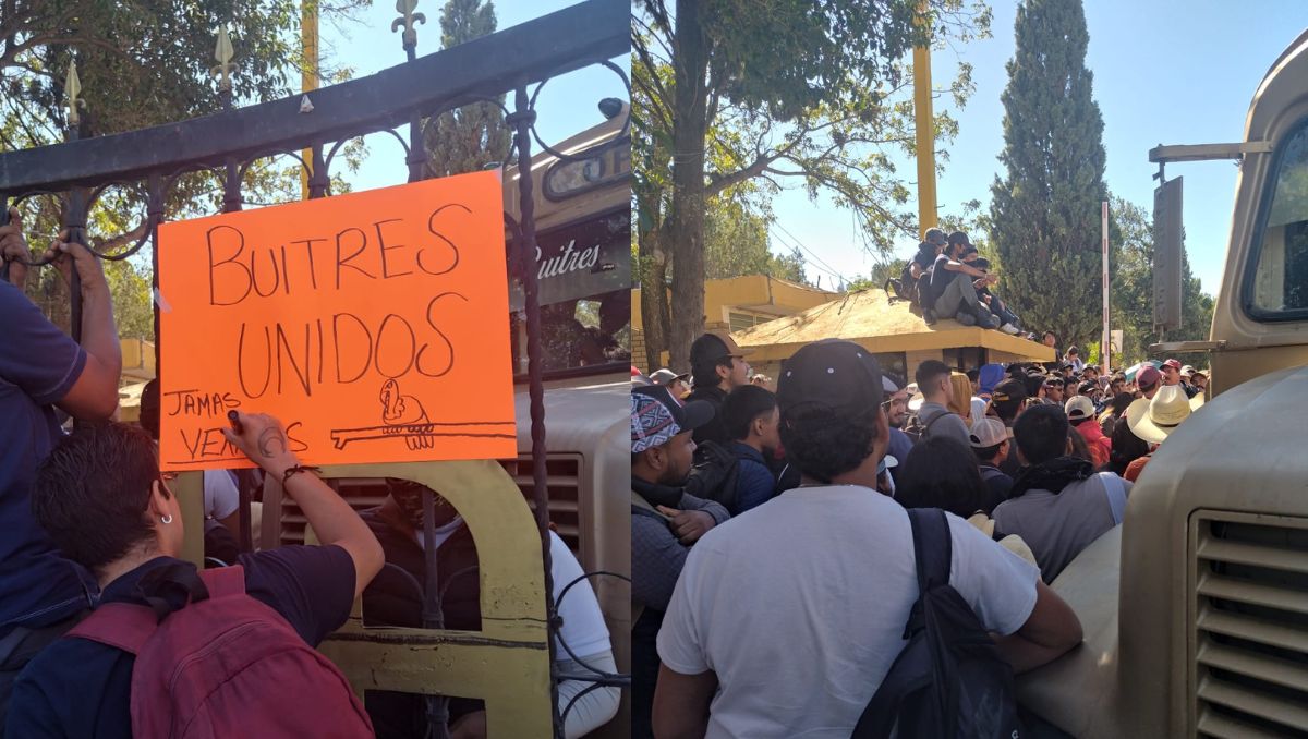 Protestan en UAAAN de Saltillo. | Especial