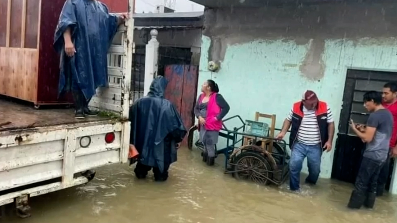 Reportan ríos desbordados en municipios de Tabasco por frente frío 8