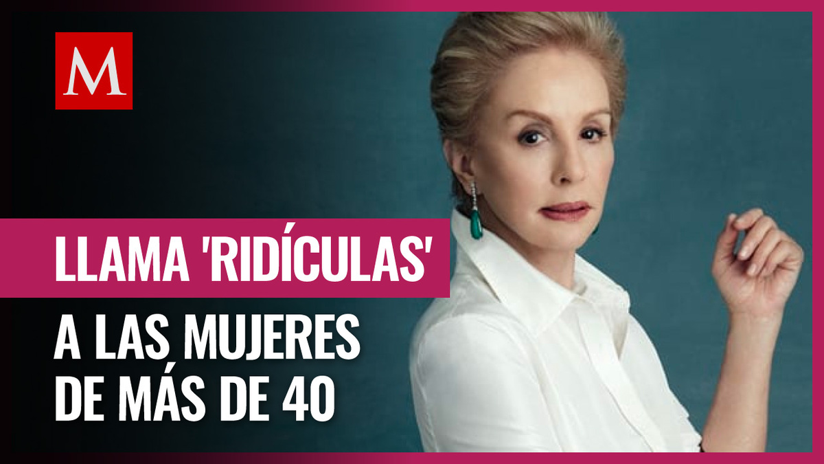 Carolina Herrera llama ‘ridículas’ a las mujeres que usan cabello largo después de los 40