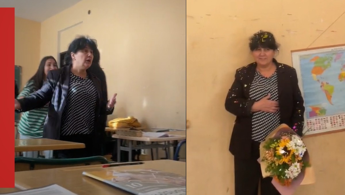 Maestra es sorprendida por sus alumnos | Video