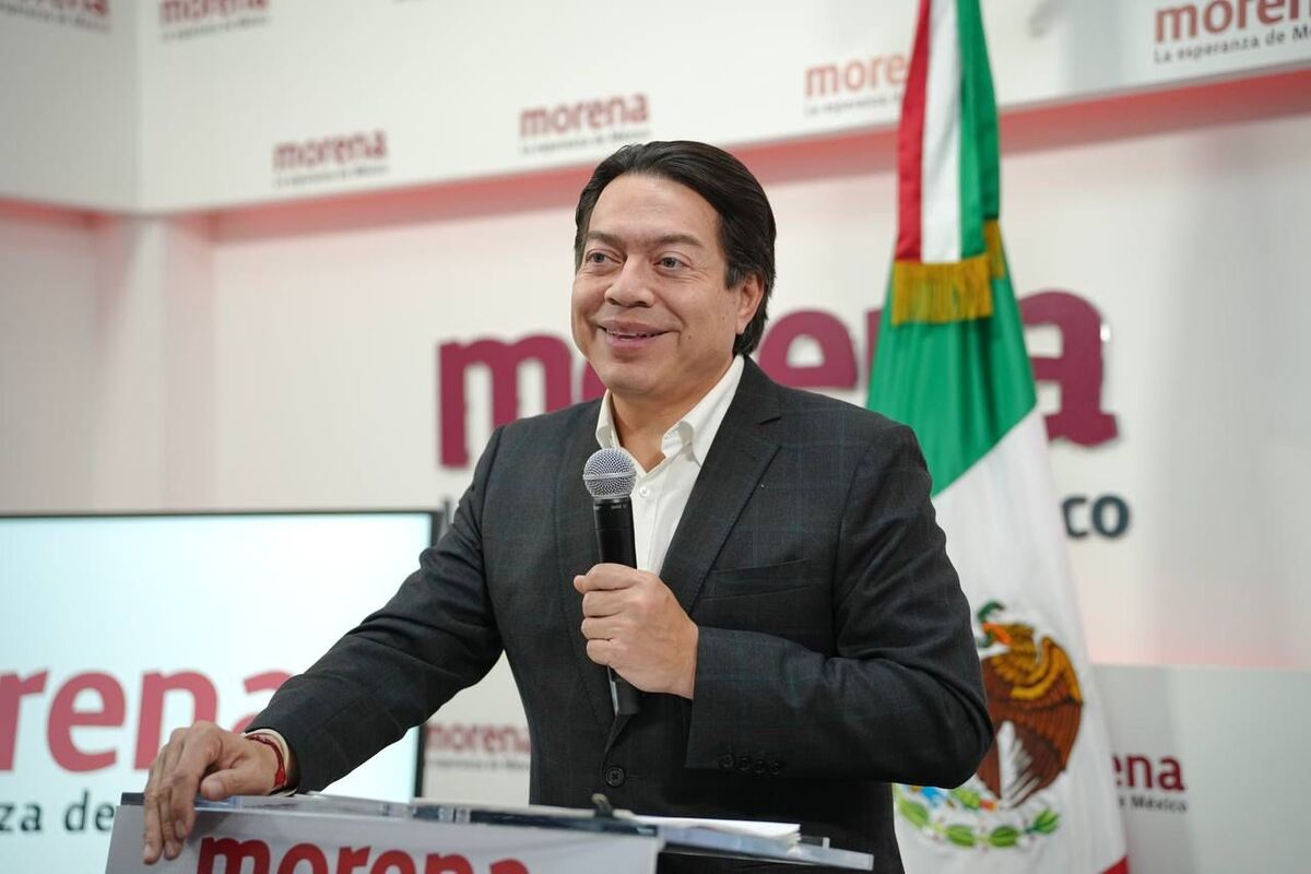 Mario Delgado, líder morenista. (Especial)