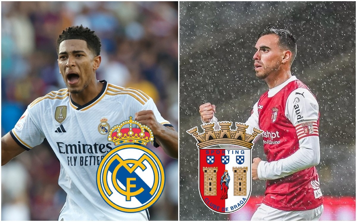 Real Madrid vs Braga Champion League (AP / Instagram @sportingclubedebraga)