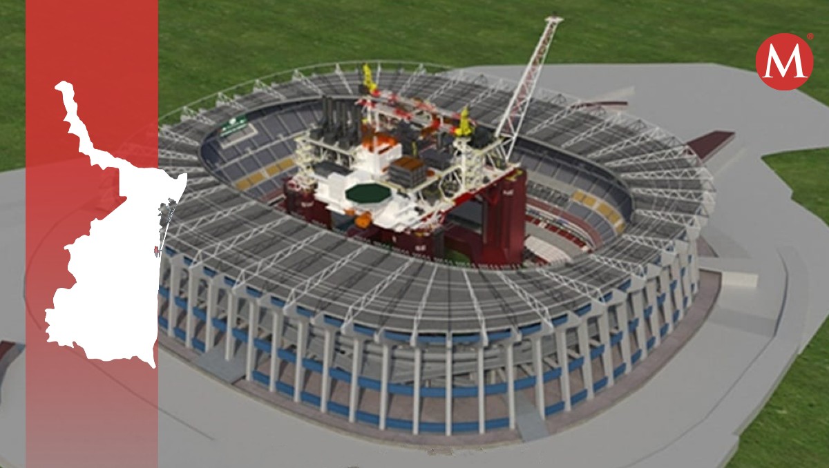 Woodside Energy planea su plataforma en el campo Trión, en Tamaulipas, al tamaño similar del Estadio Azteca.
