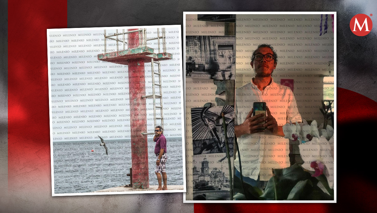 Ángel (derecha) y su hijo Jonathan trabajaban juntos en una empresa de carpintería.