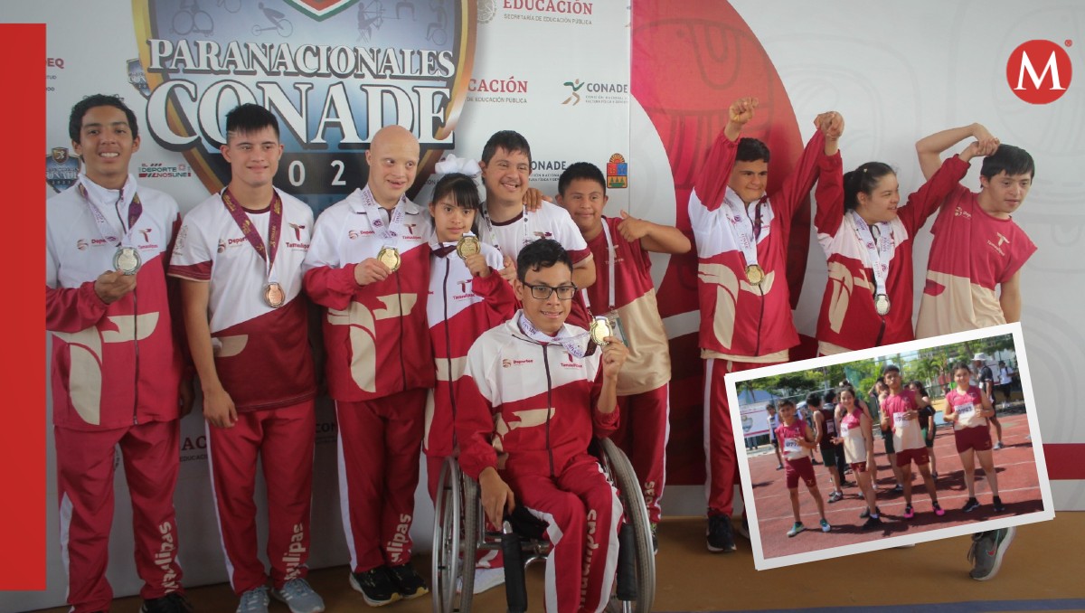 Atletas de Tamaulipas ganan 64 medallas en Paranacionales Conade 2023