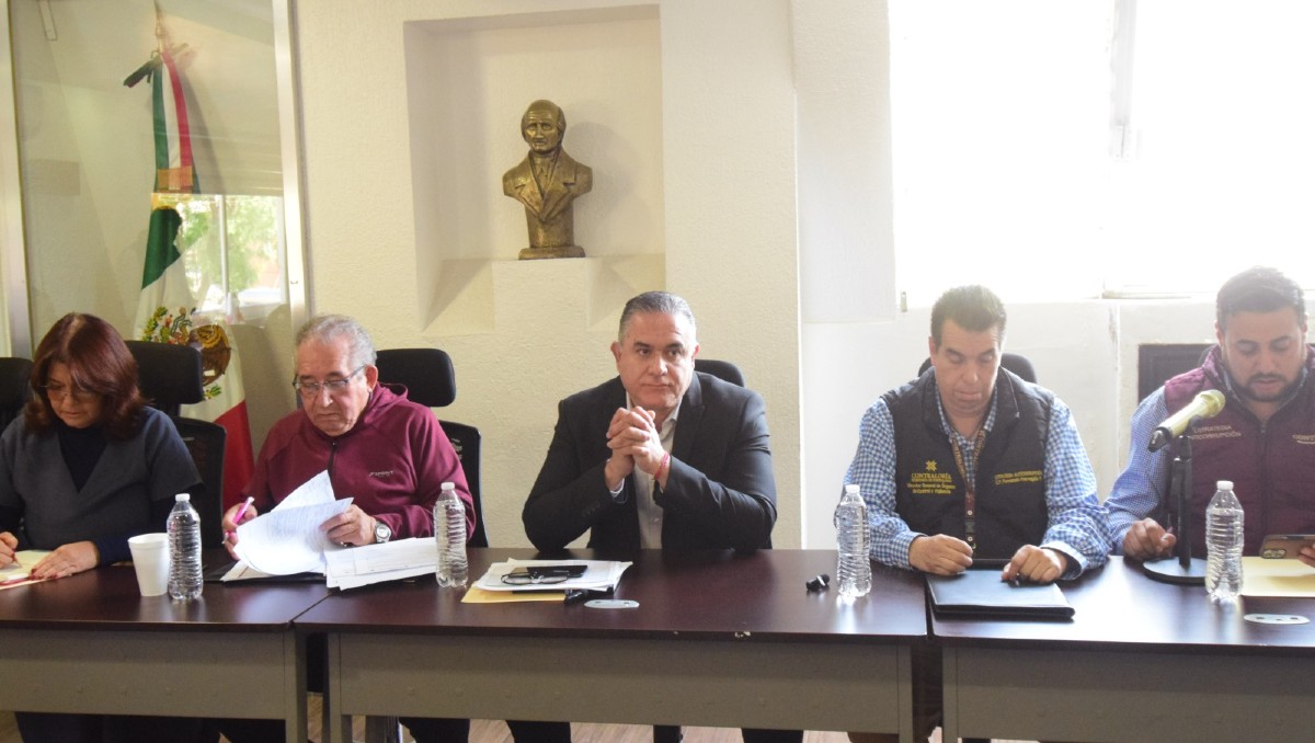 En conferencia de prensa hablaron de diversas anomalías detectadas. (Francisco Villeda)