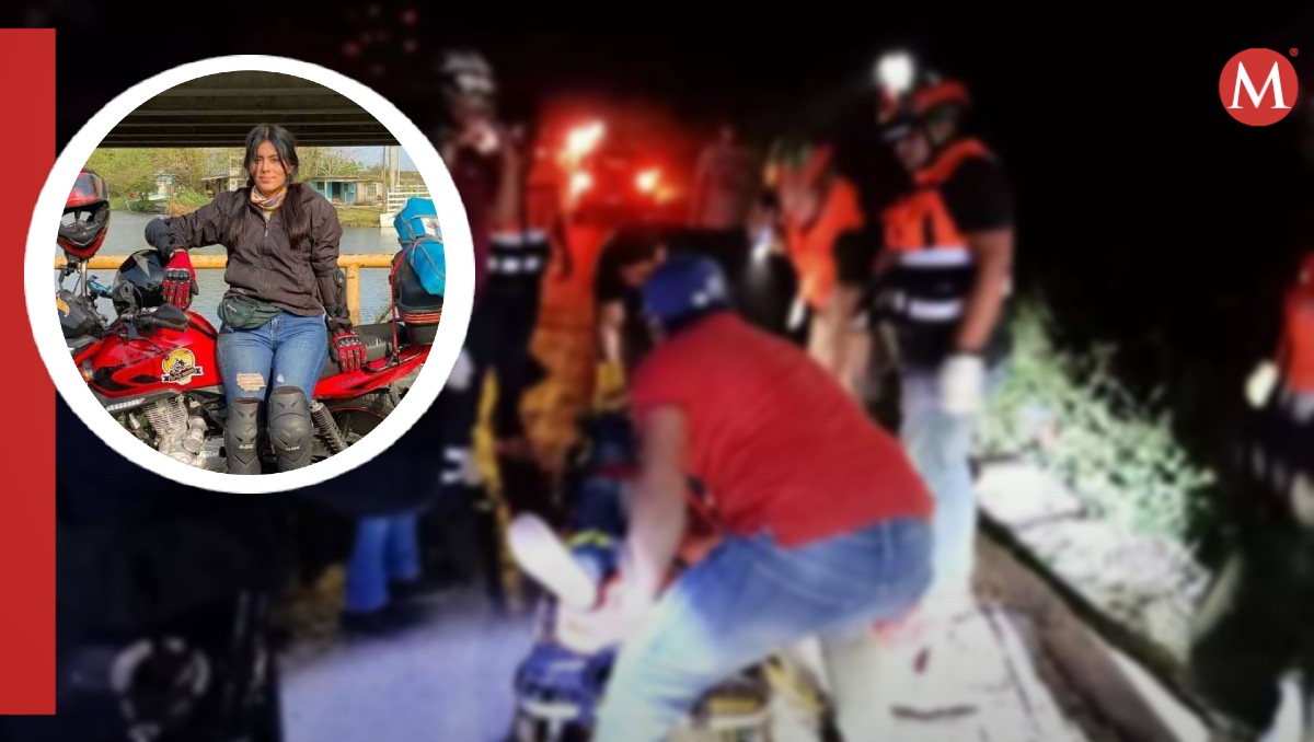 Muere joven mujer al caer de un puente en Pánuco; era biker de Altamira