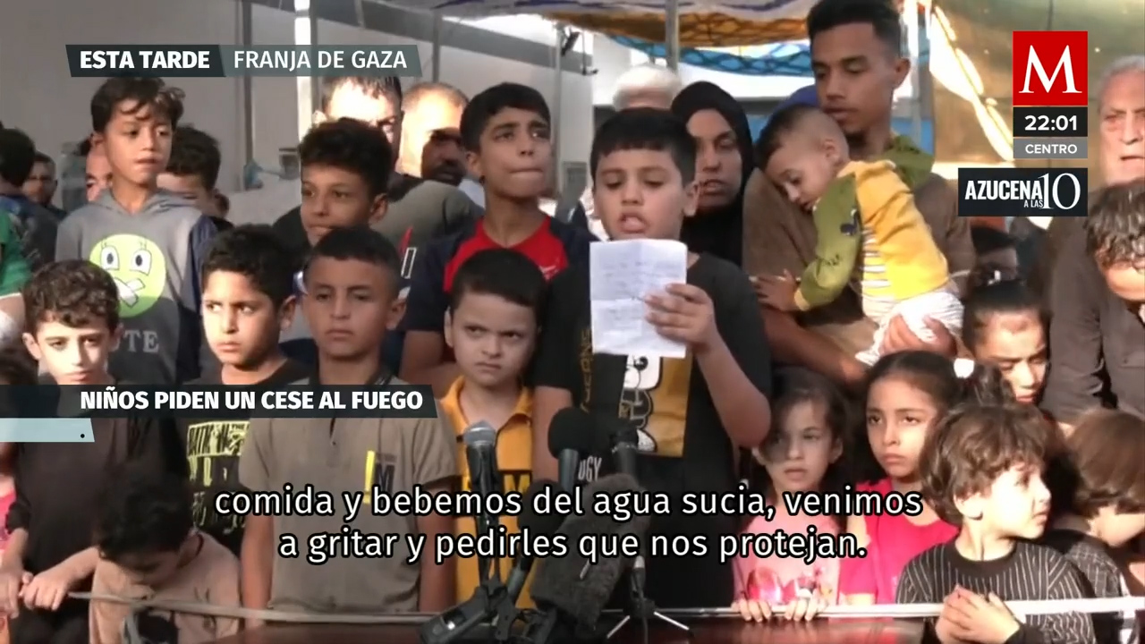 Niños refugiados de Gaza hacen un llamado para ser protegidos