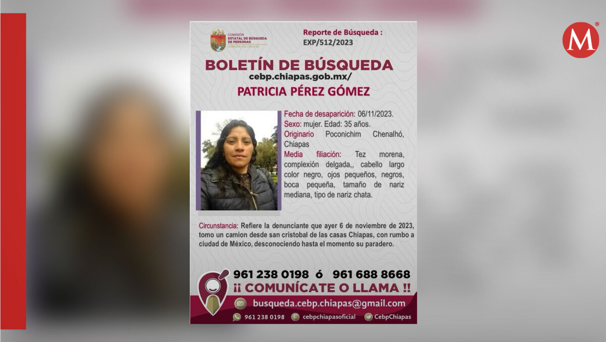 Patricia Pérez Gómez desapareció cuando se dirigía a la Ciudad de México | Especial