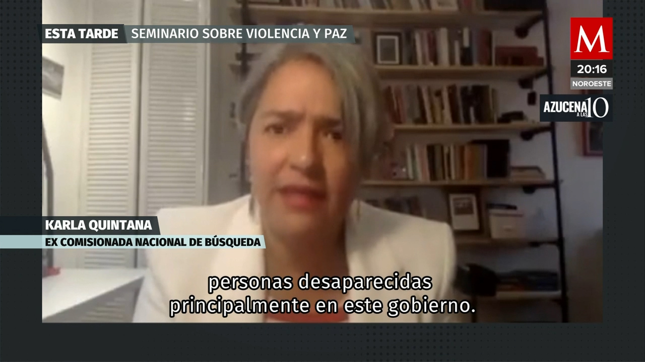 Mi renuncia fue por que el gobierno quiere “reducir” a los desaparecidos: Karla Quintana
