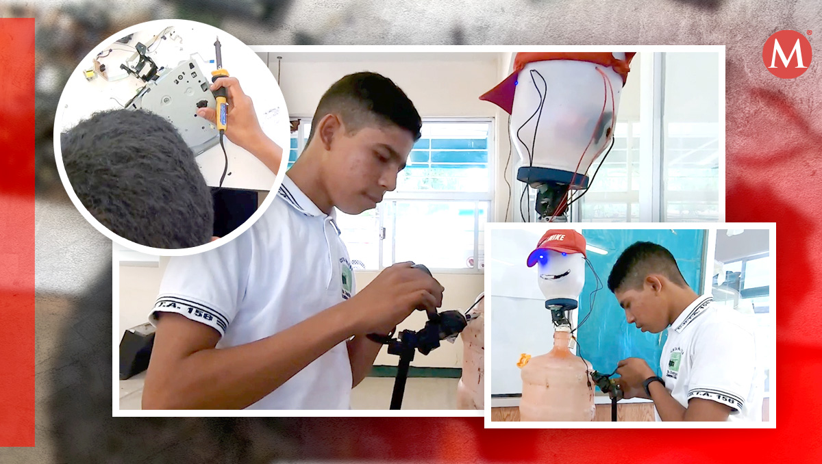 Robot 'Larry' inspira la creación de un club de robótica en el Istmo de Tehuantepec | Antonio Texta
