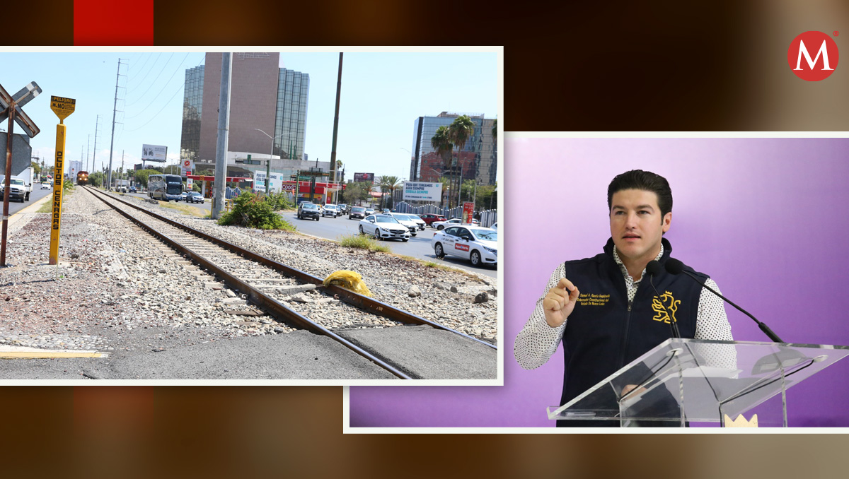 Samuel García apoyó el decreto del Presidente sobre las vías del ferrocarril. Foto: Especial