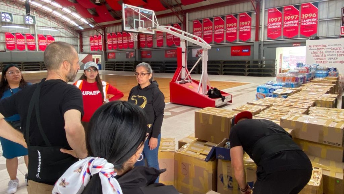 Upaep enviará 21 toneladas de víveres a afectados por Otis en Guerrero | Leslie Mora