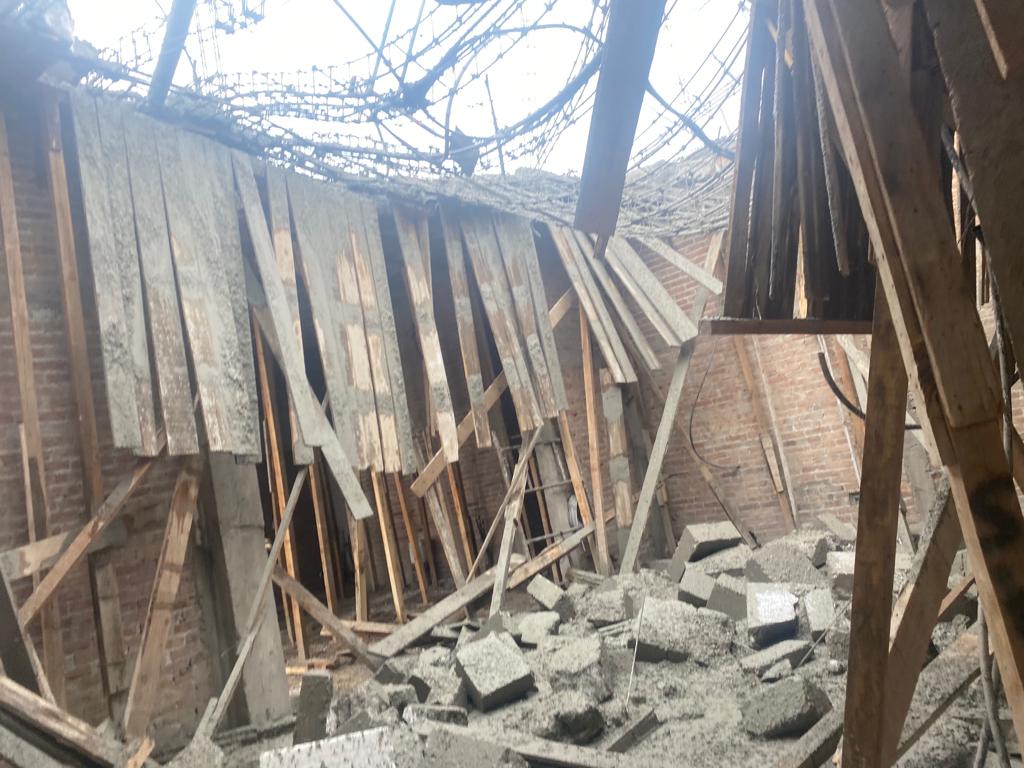 Accidente en construcción de Torreón.