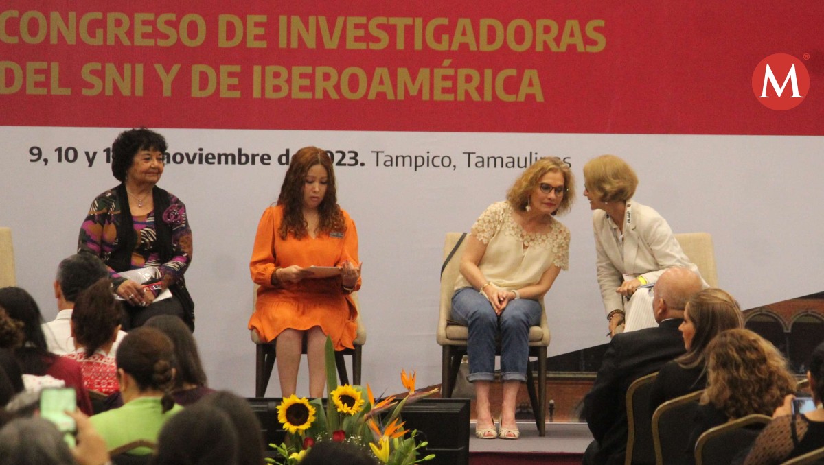 Beatriz Gutiérrez Müller participa en Congreso de Investigadores en Tampico. (Yazmín Sánchez)
