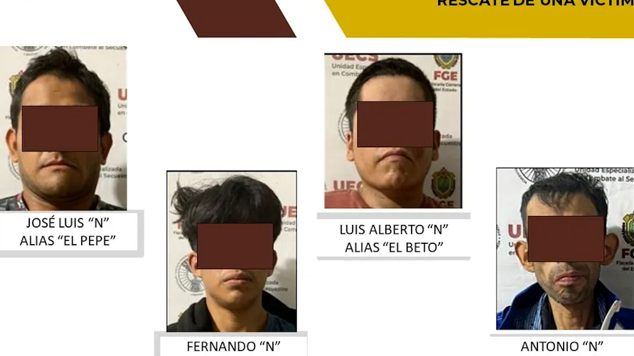 Detienen a banda de presuntos secuestradores en Huatusco, Veracruz
