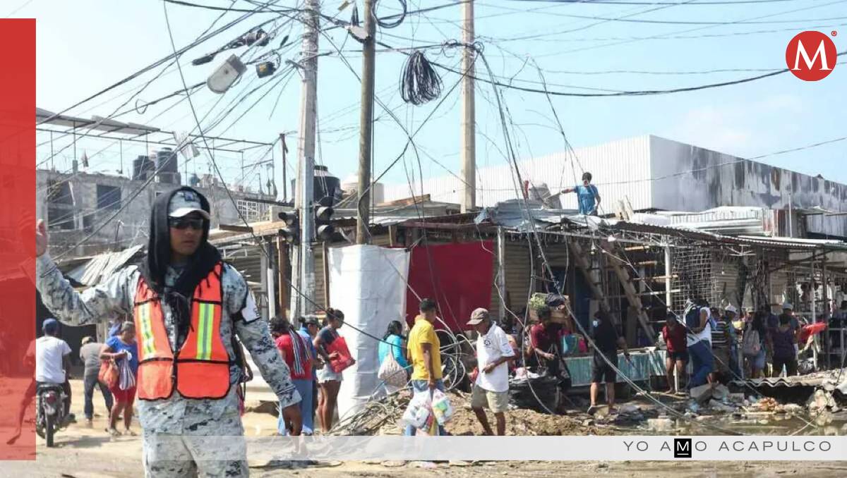Guerrero tras el paso del huracán 'Otis'. | Foto: Araceli López
