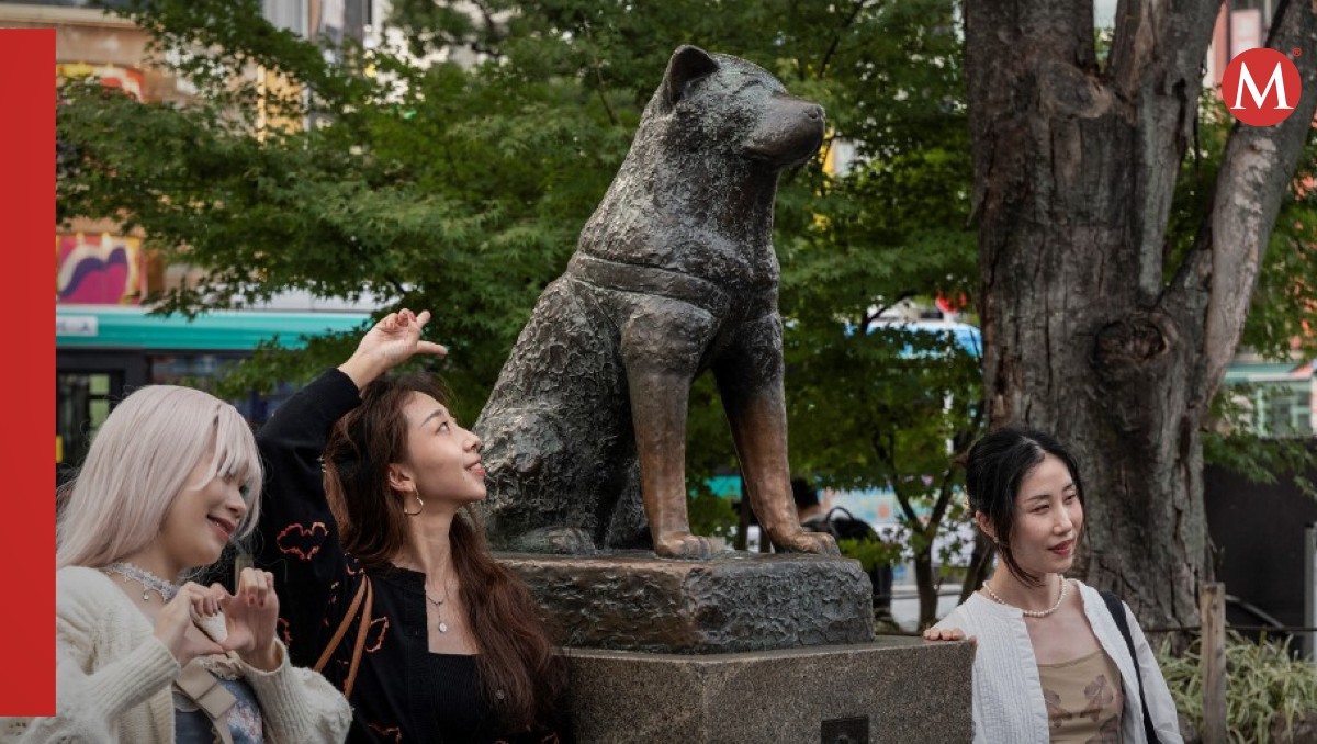 La escultura del perrito en Tokio | AFP