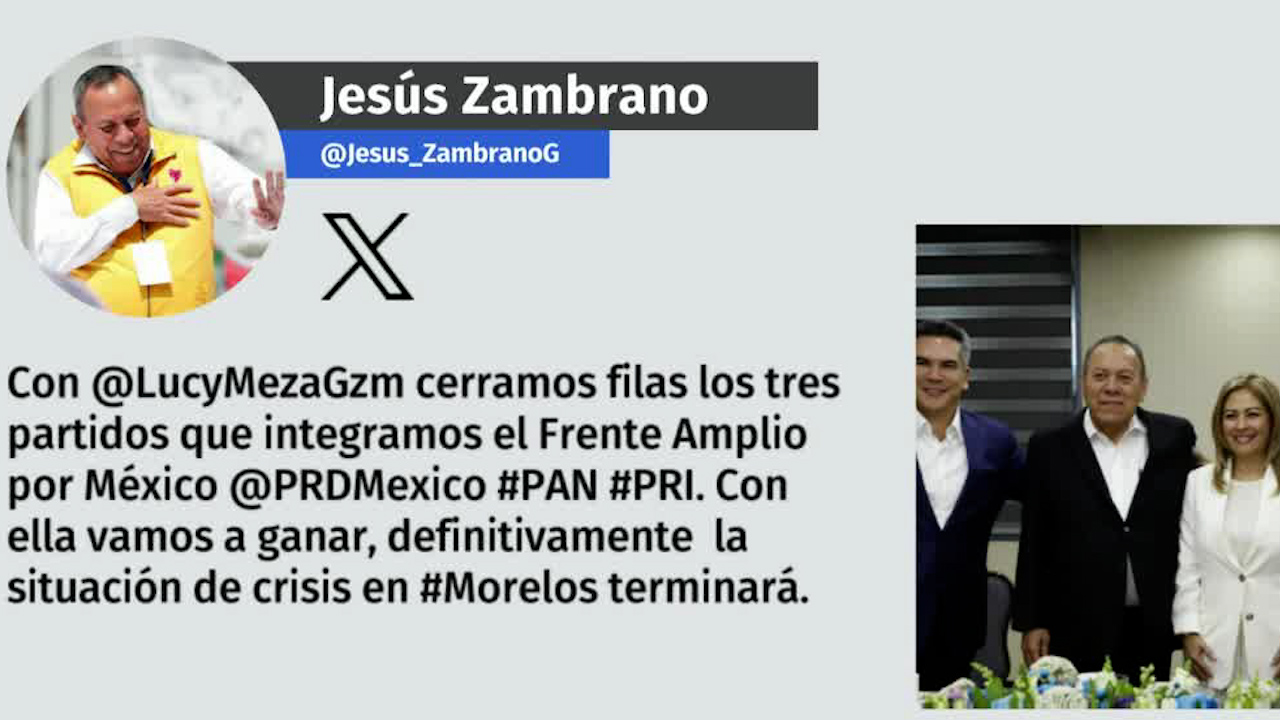 Lucía Meza formaliza adhesión al Frente Amplio por México