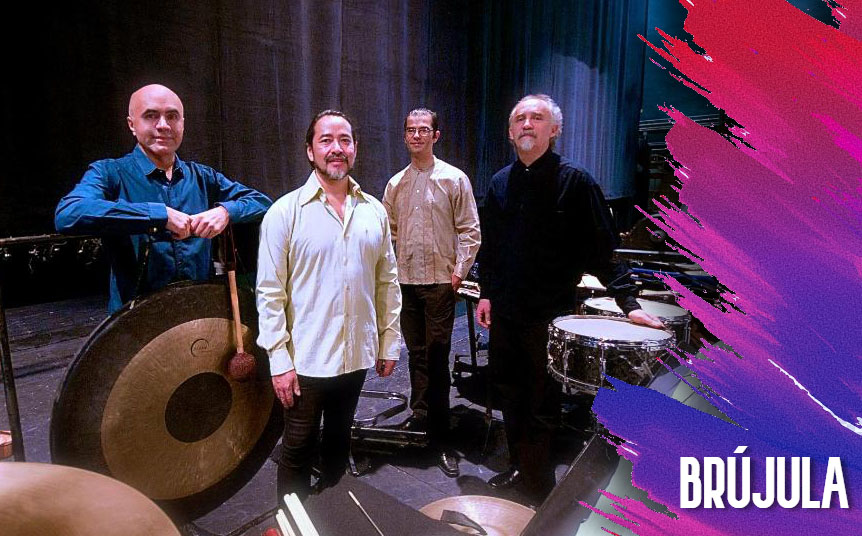 La banda conformada por Ricardo Gallardo, Alfredo Bringas, Raúl Tudón y Miguel González (Foto: Cortesía)