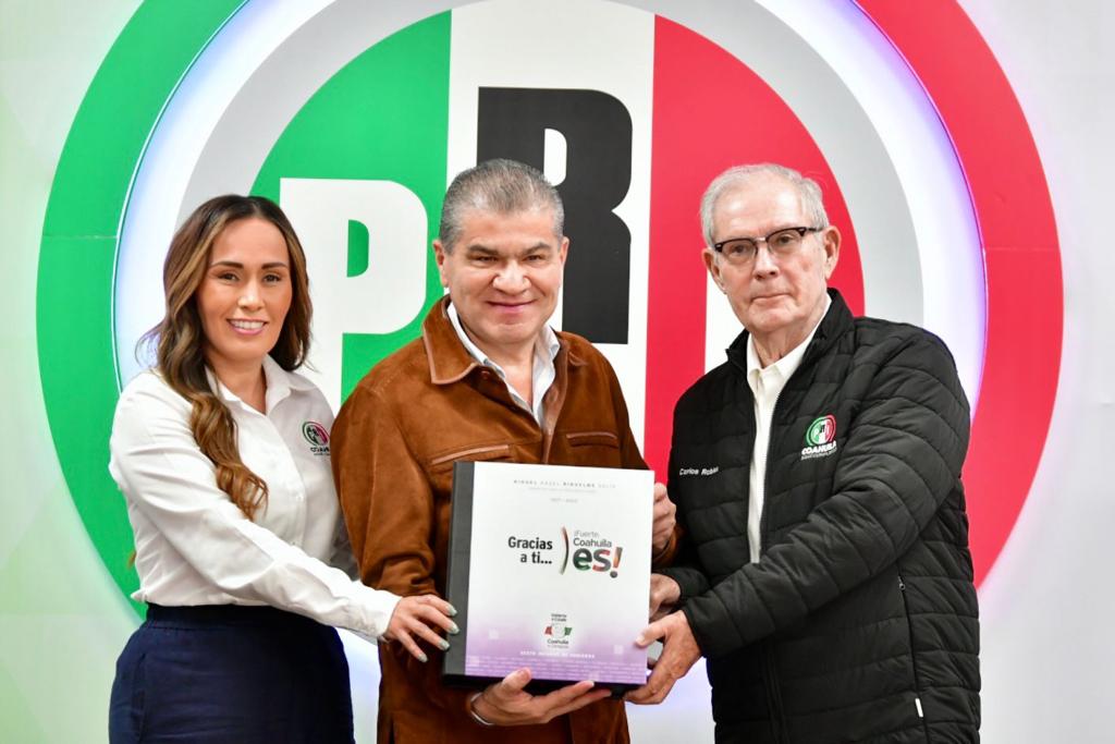 Entrega de sexto informe de gobierno de Miguel Riquelme ante el PRI Coahuila.