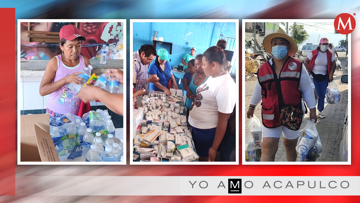 La organización enviará todo lo recabado a Guerrero | (Diseño: Milenio)