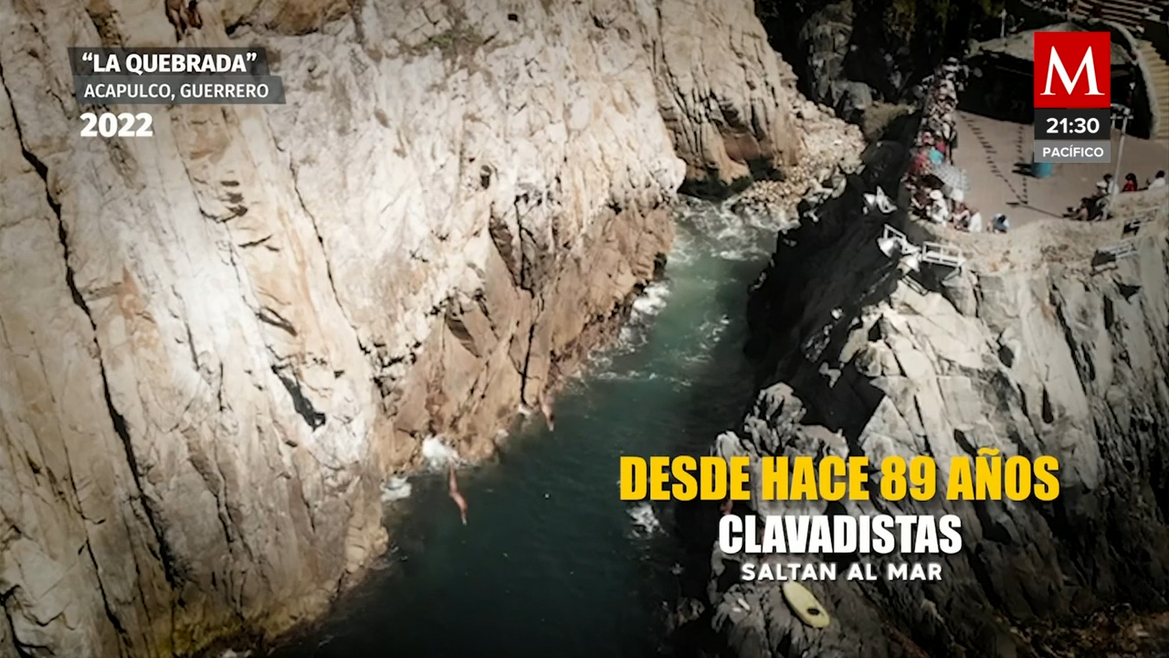 Los clavadistas se aferran al mar, y confían en el regreso de los turistas en La Quebrada