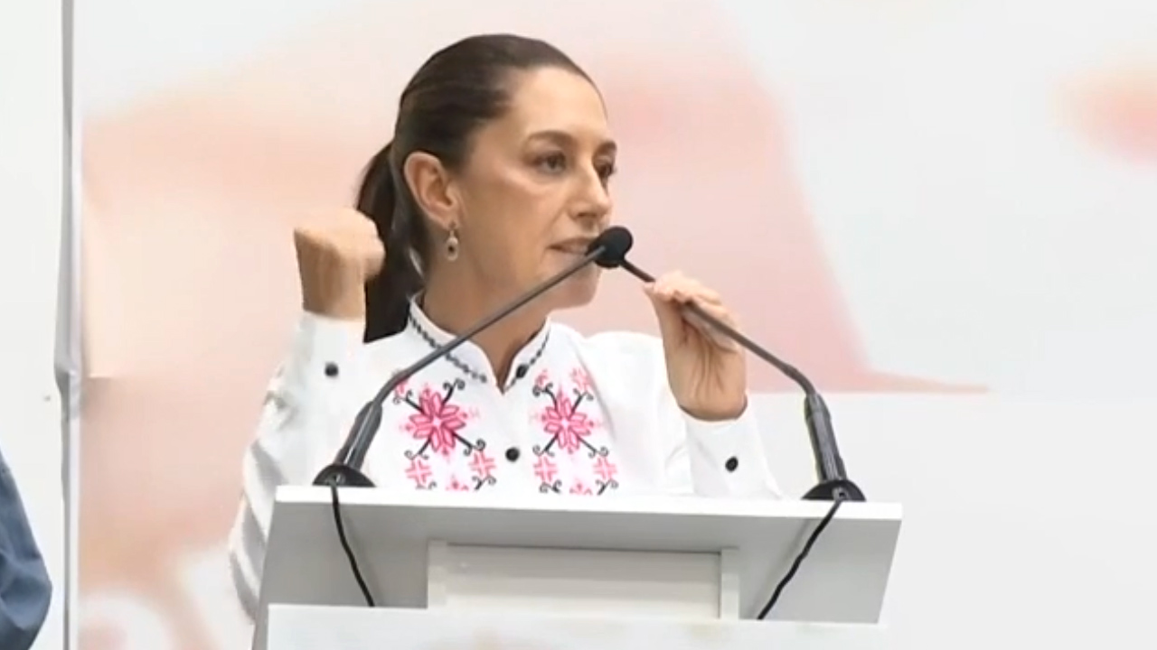 "En Morena mandamos obedeciendo al pueblo": Claudia Sheinbaum durante evento en Nuevo León