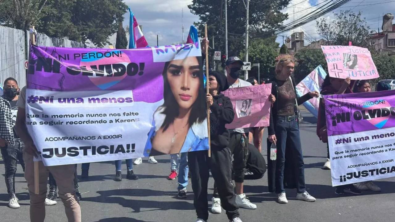 Comunidad trans de Edomex exige justicia a un año del transfeminicidio de Karen Sánchez Álvarez