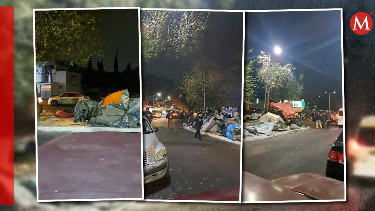 Desalojan a migrantes de las inmediaciones de la Central de Autobuses del Norte en CdMx