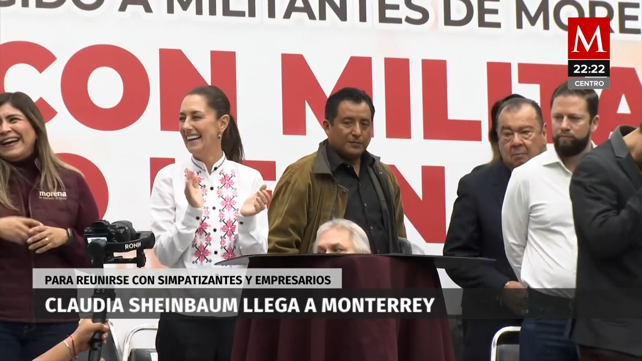 Multitudinario apoyo a Claudia Sheinbaum en Nuevo León