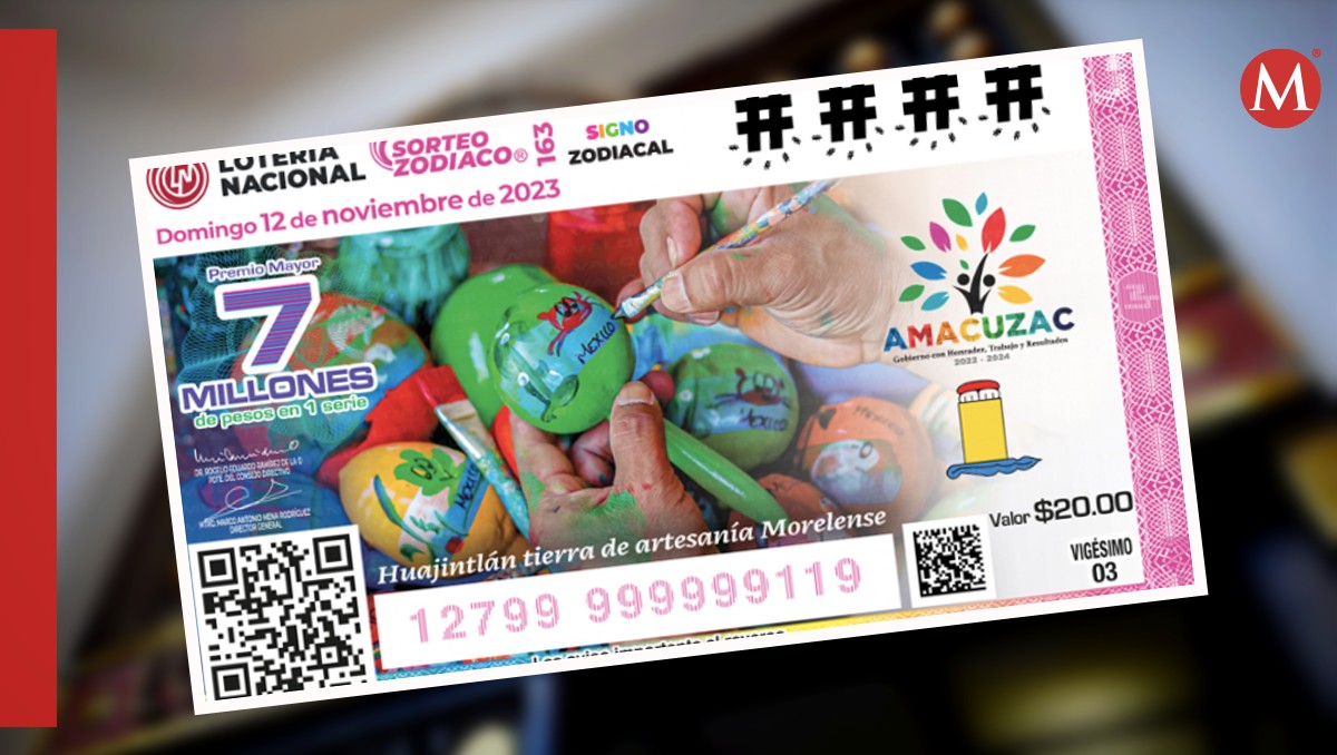 El Sorteo Zodiaco 1636 de la Lotería Nacional se llevará a cabo hoy 12 de noviembre.