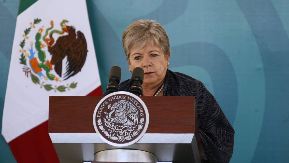 Alicia Bárcena en la conferencia de AMLO | Ariana Pérez