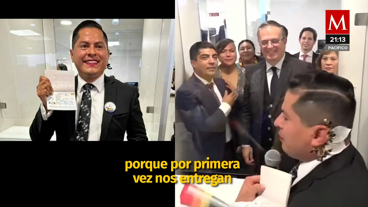 Jesús Ociel Baena, pionero en México con pasaporte y credencial de elector No Binarios