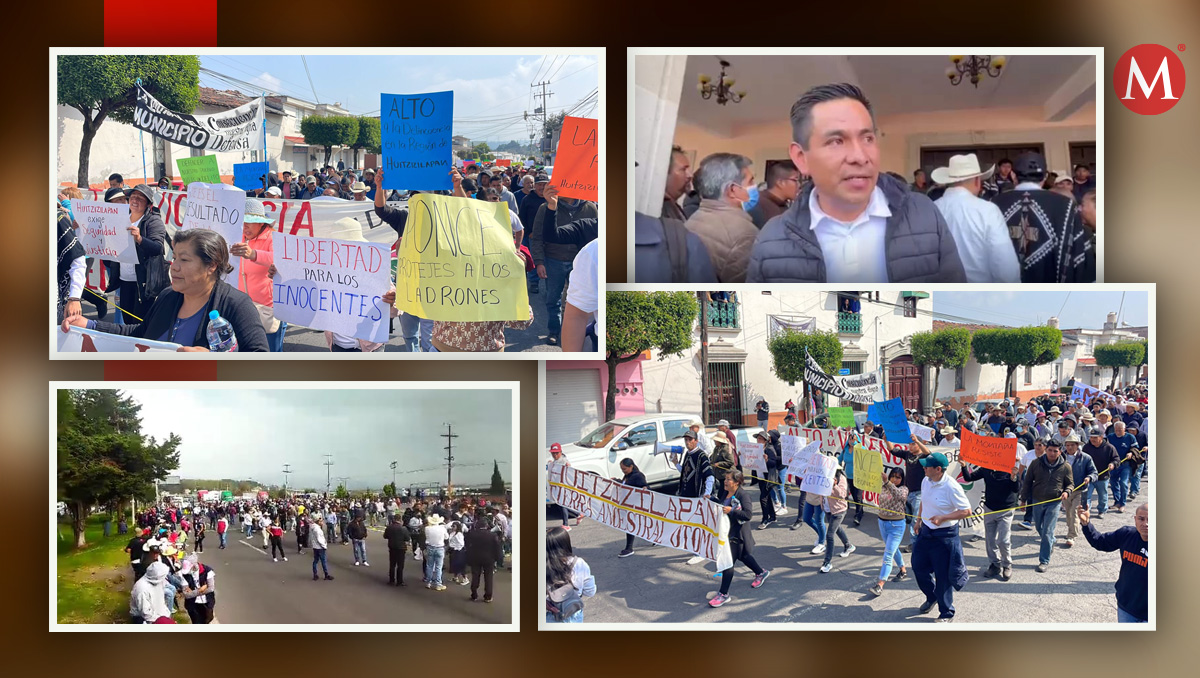 Manifestantes en Lerma.| (Iván Carmona)