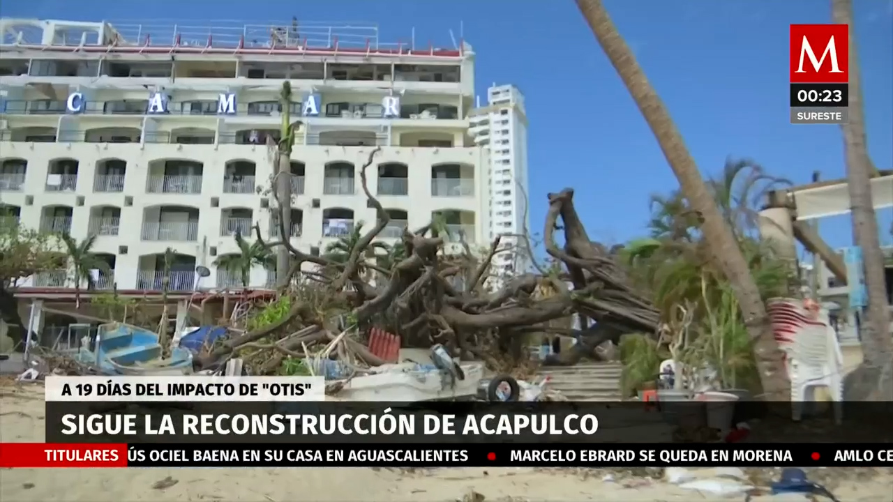 Acapulco avanza en su proceso de reconstrucción post emergencia