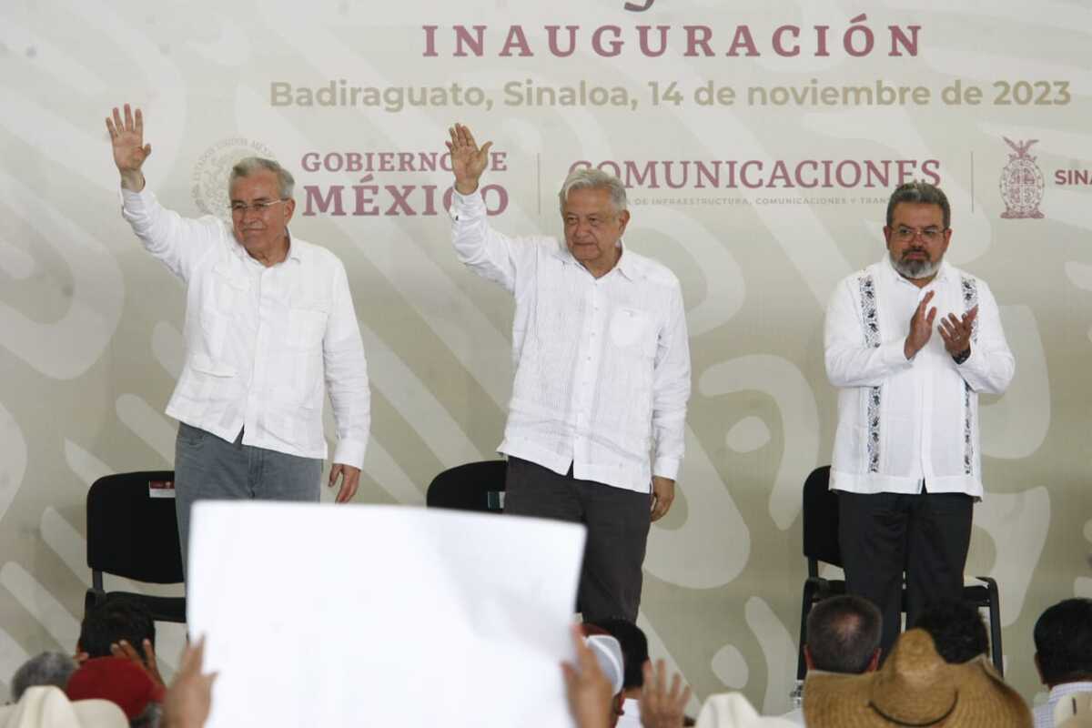 AMLO de visita en Sinaloa