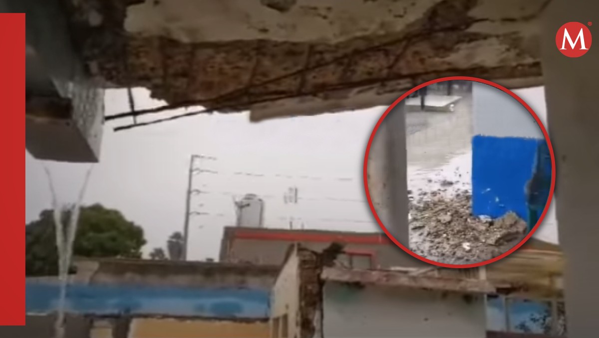 Cae techo en escuela. | Telediario