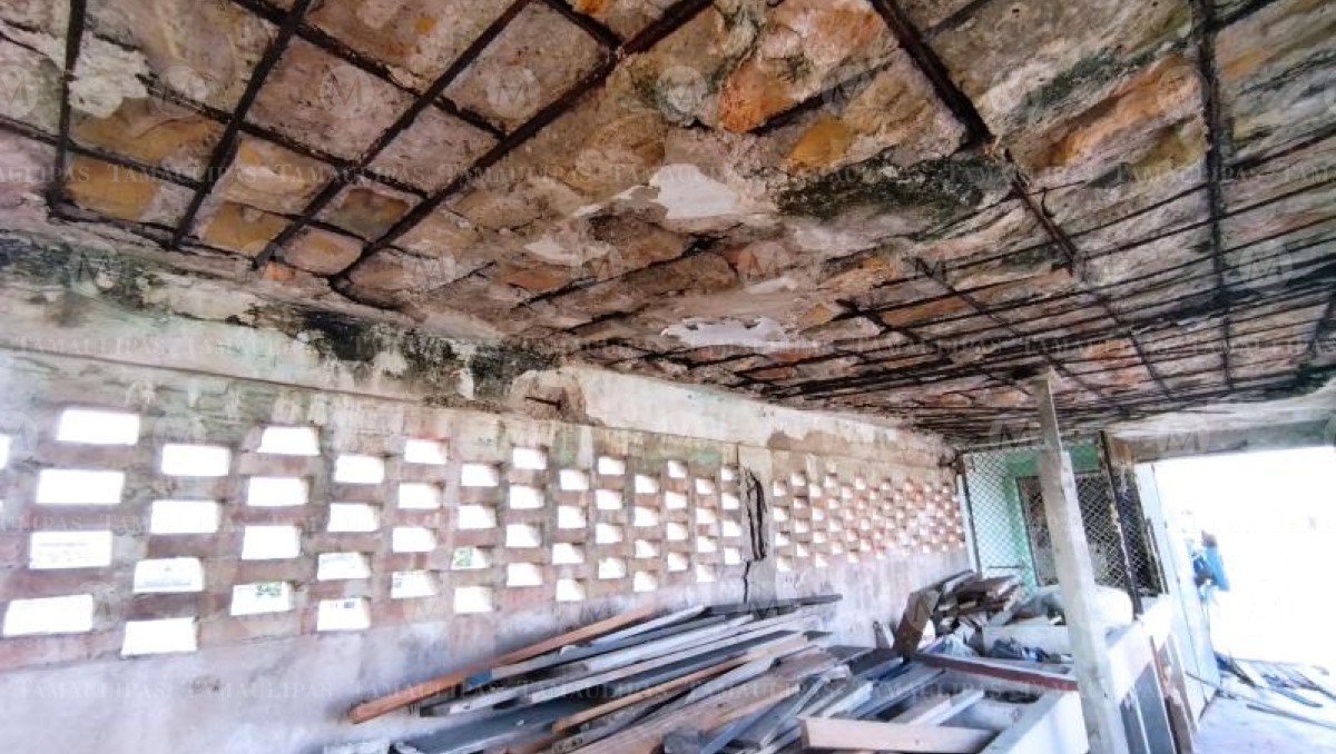 Edificios en riesgo de Tampico. (Sergio Sánchez)