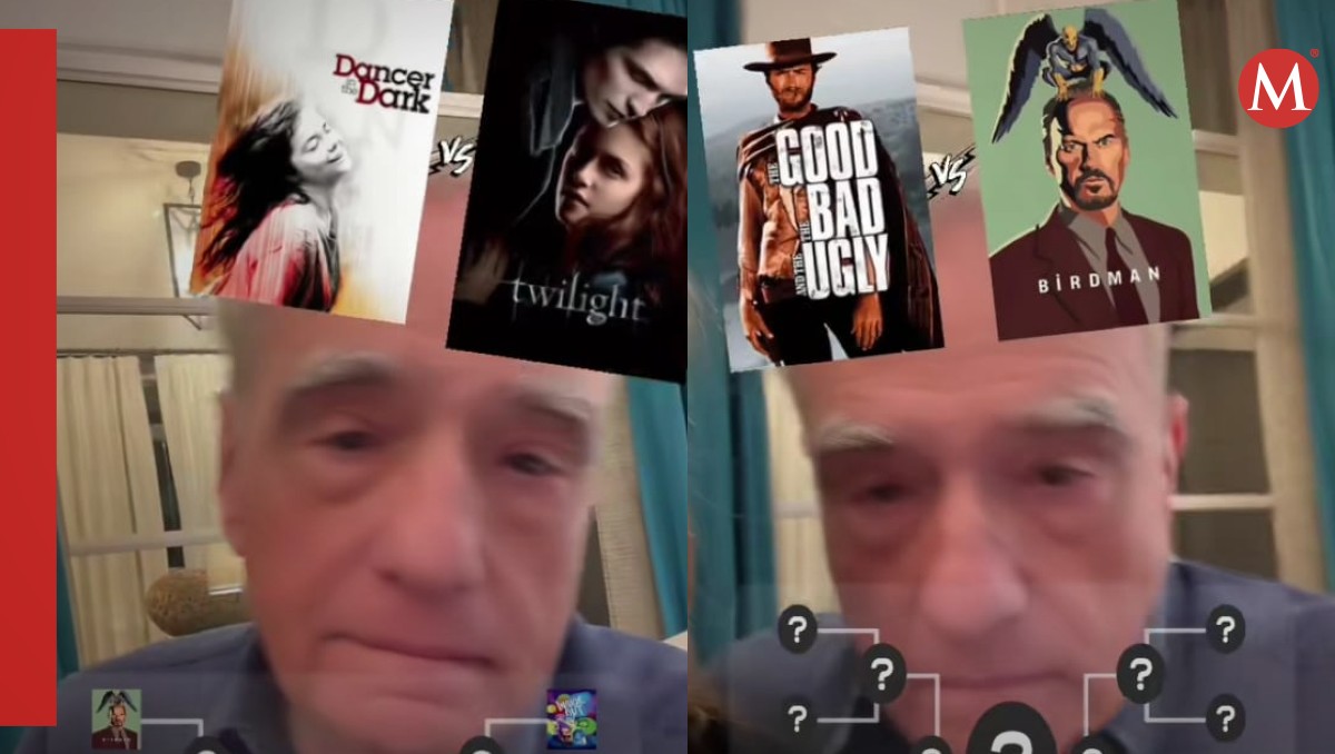 Martin Scorsese jugando  en TikTok