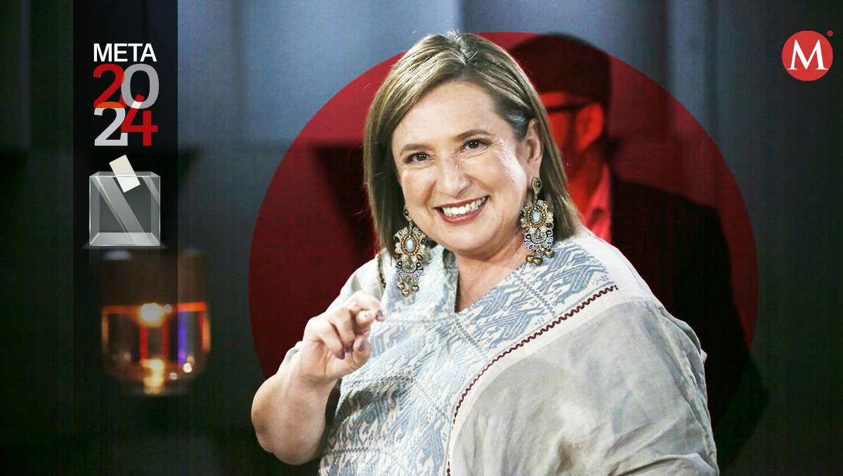 Xóchitl Gálvez pide licencia en el Senado rumbo a elecciones 2024. (Diseño Milenio)