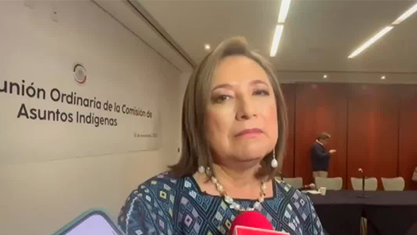 Xóchitl Gálvez reacciona a la decisión de Ebrard de quedarse en Morena