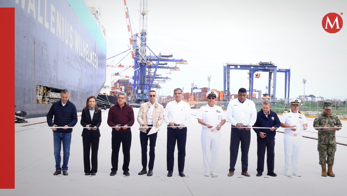 Autoridades acudieron al inicio de construcción de la terminal de IPM en el puerto de Altamira.