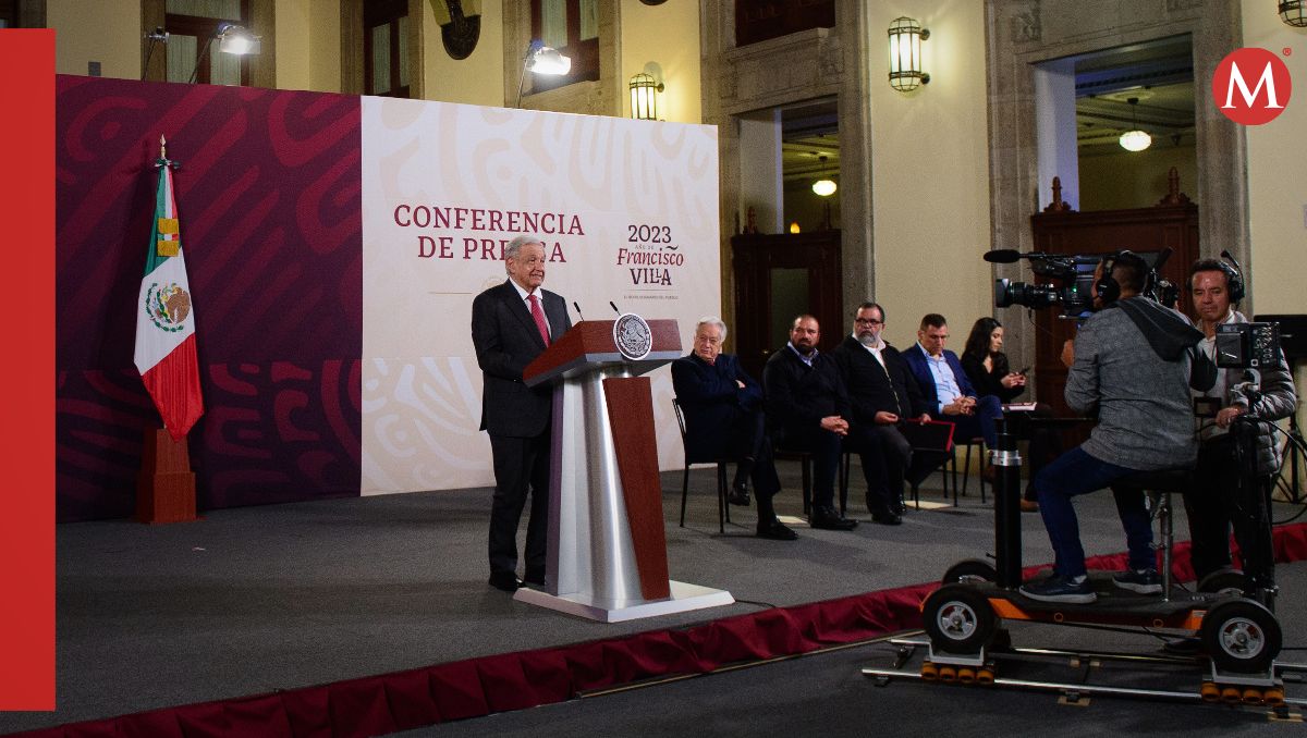 Conferencia mañanera del Presidente el 15 de noviembre en Palacio Nacional. | Cortesía