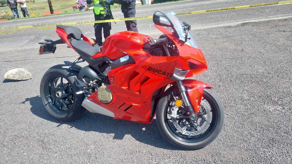 El hombre de la motocicleta fue ejecutado.| (Especial)