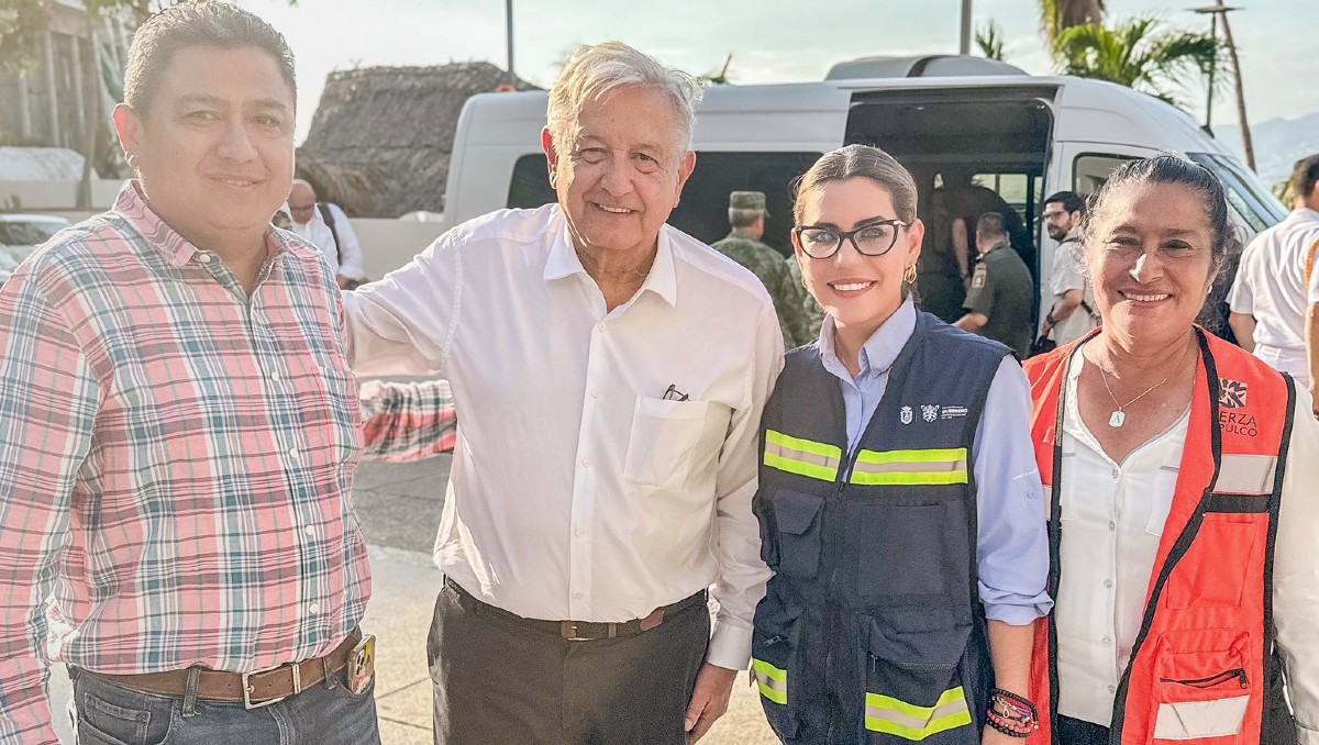 Gobernadora de Guerrero elogia compromiso de AMLO tras paso de 'Otis' | @EvelynSalgadoP