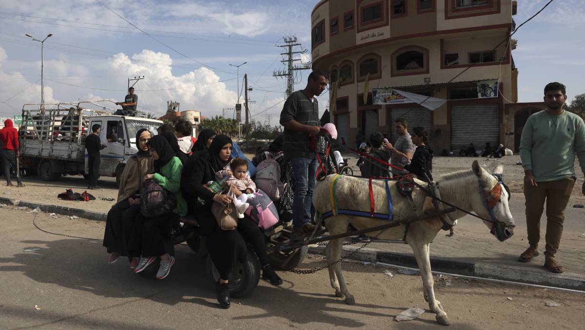 Más de un millón de palestinos ha sido desplazado en Gaza | AFP