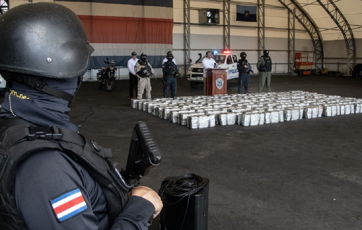 Operativo contra el narcotráfico en Costa Rica (AFP)