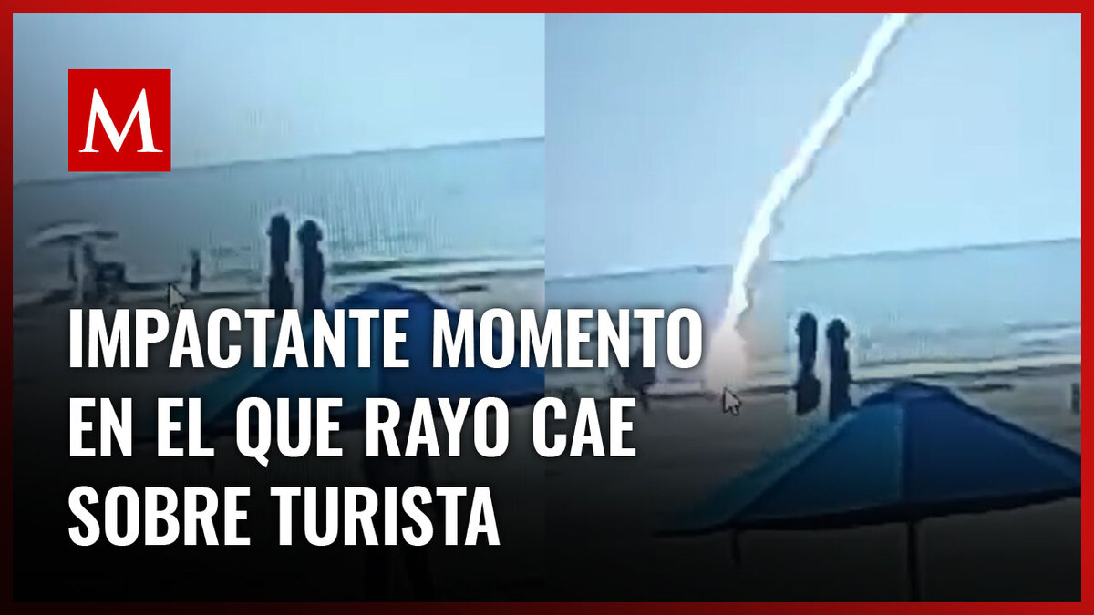 Turista venezolana fue impactada por un rayo en Cartagena; la mujer cayó inerte de inmediato
